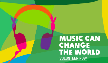 Volunteer at a concert